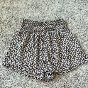 Smocked waist shorts